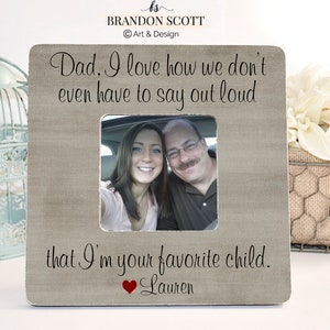 Fathers Day Gift for Dad Father's Day Gift Dad Frame | Etsy