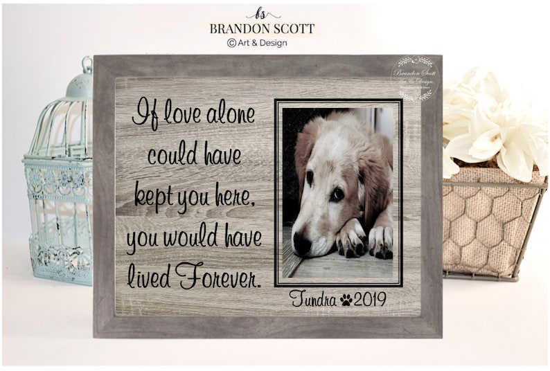 Pet Sympathy Gifts Near Me / Dog Memorial Frame Cat