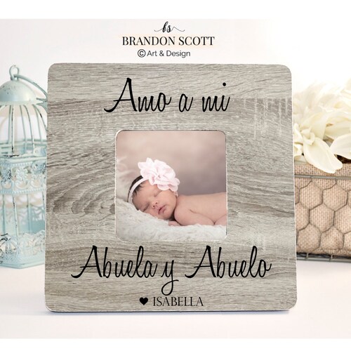 Abuela Abuelo Gift Mimi Frame Gift for Grandma Etsy