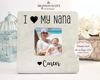 Marco de fotos personalizado para abuela: regalo para la abuela, marco para abuela, regalo de los nietos, regalo para la abuela