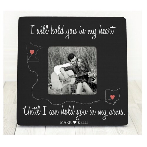 Long Distance Love Picture Frame Long Distance Relationship - Etsy