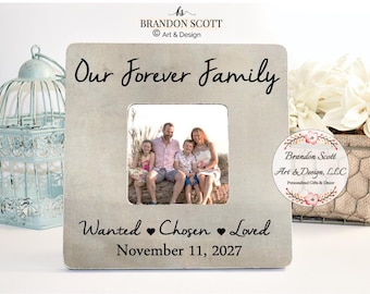 Personalized Adoption Picture Frame: Adoption Day Gift, adoption day, family adoption gift
