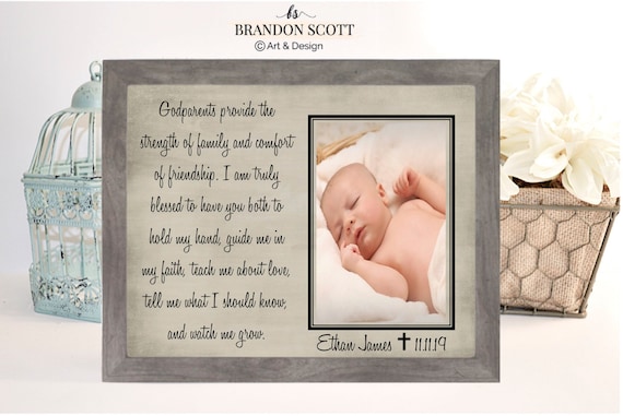 Baptism gift for Godparents- Personalized Gift - Godfather Gift