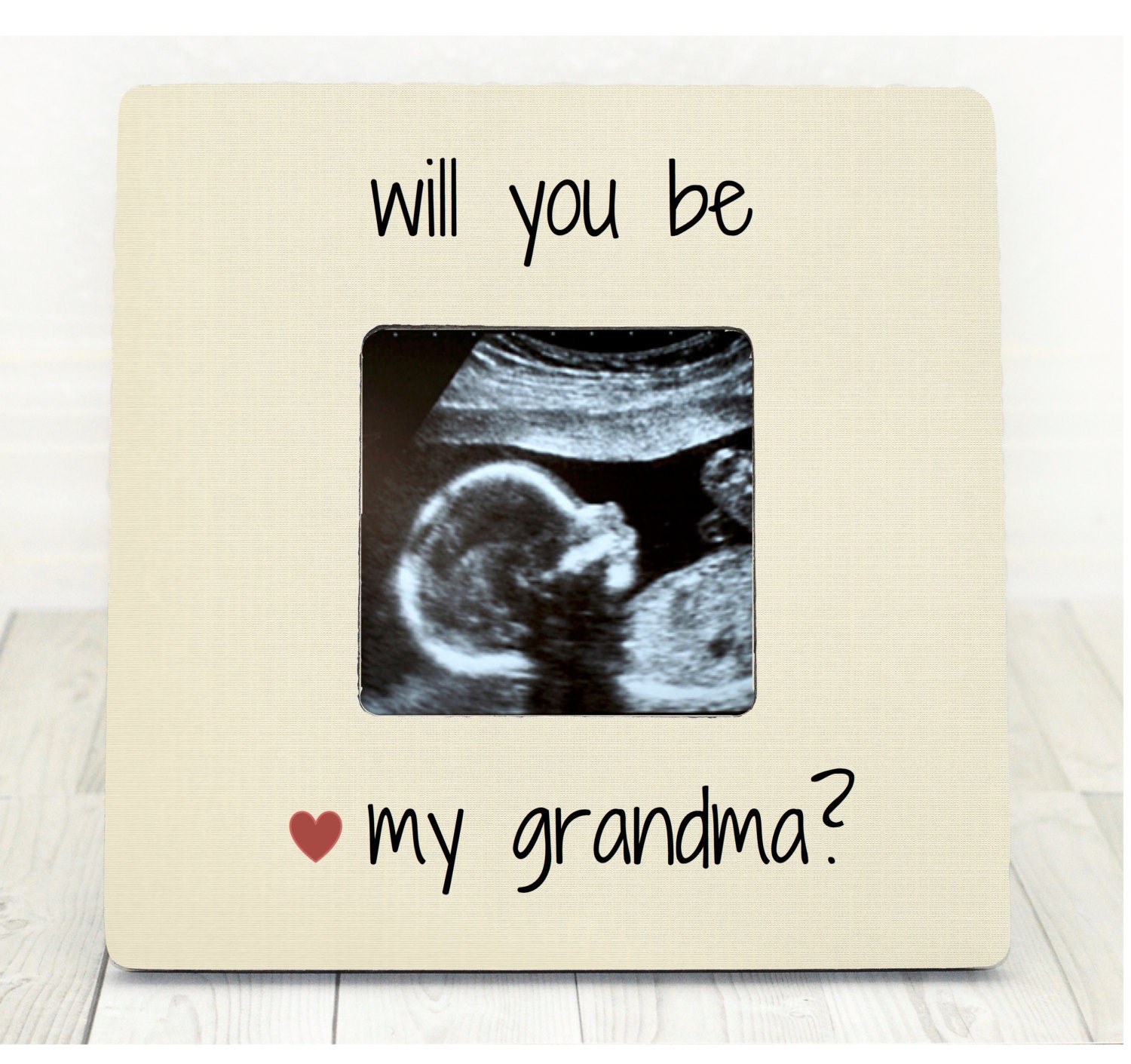 Expectant Mother Pregnancy Announcement for Grandma Gender Reveal Ult…