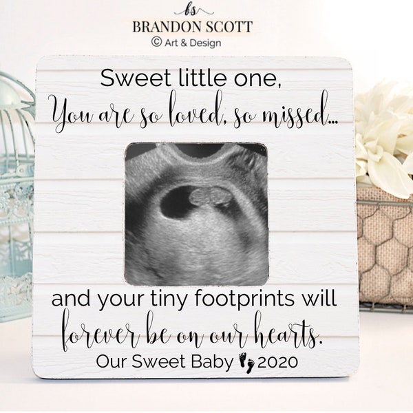 Memorial Picture Frame, Miscarriage Stillborn Memorial Gift, Baby Remembrance, Infant Loss Gift