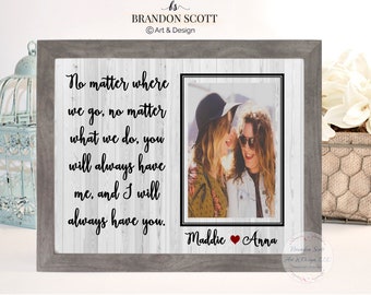 Gift for BEST FRIEND Gift, BFF, Besties, Sister Gift, Best Friends Frame, Best Friend gift