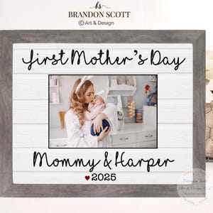 First mother&#39;s day gift, first mother&#39;s day frame, 1st mother&#39;s day, gift for new mom expecting mom, Gift for wife&#39;s first mother&#39;s day