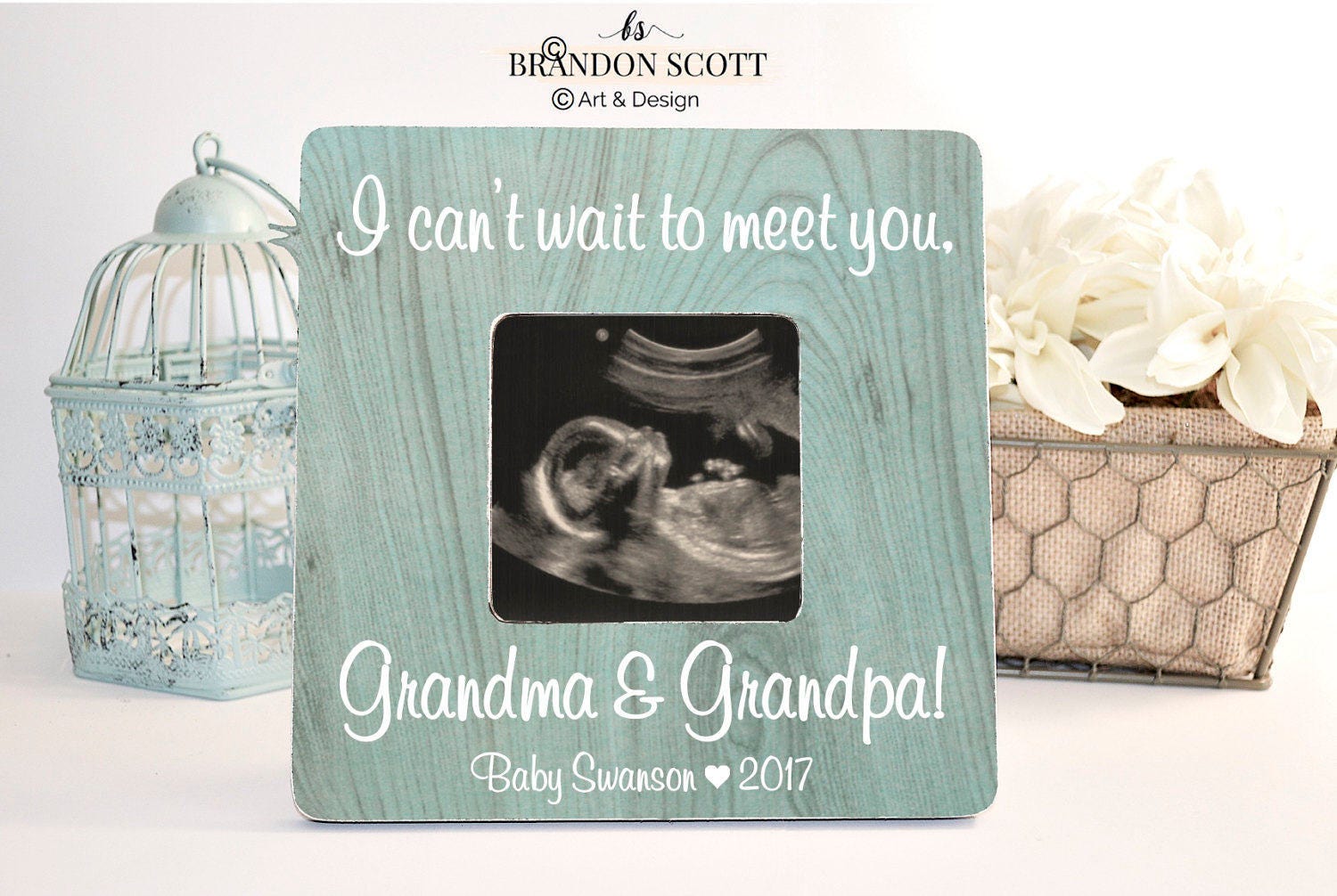 Pregnancy Announcement for Grandma Grandparents, Gender Reveal, Ultra…