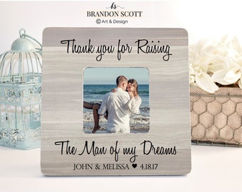 Personalized Mother of the Groom Picture Frame: Wedding Thank You Gift
