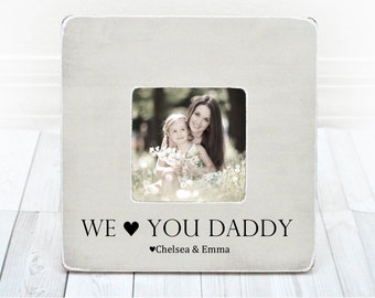 Fathers Day Gift for Dad Daddy Father Christmas Gifts for Dad Dad Frame We Love You Daddy from Kids Daughter Son