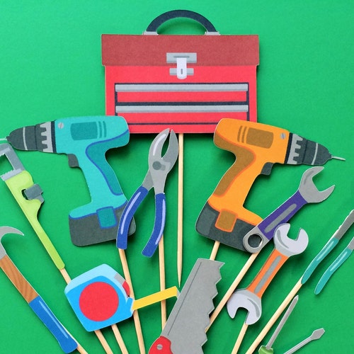 TOOL BRADS Wrench Hammer Tools Construction Handyman Scrapbooking Card Making TOOL BRADS Wrench Hammer Tools Construction Handyman Scrapbooking Card Making