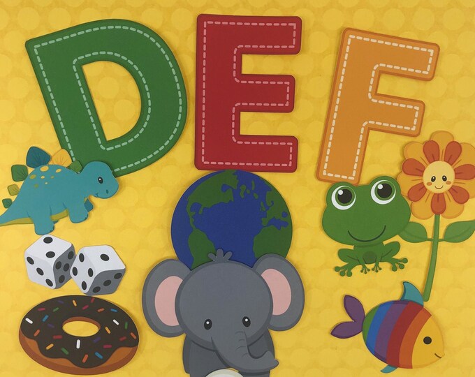 Alphabet Learning Set, Alphabet, Letters, Alphabet Playset, Alphabet ...