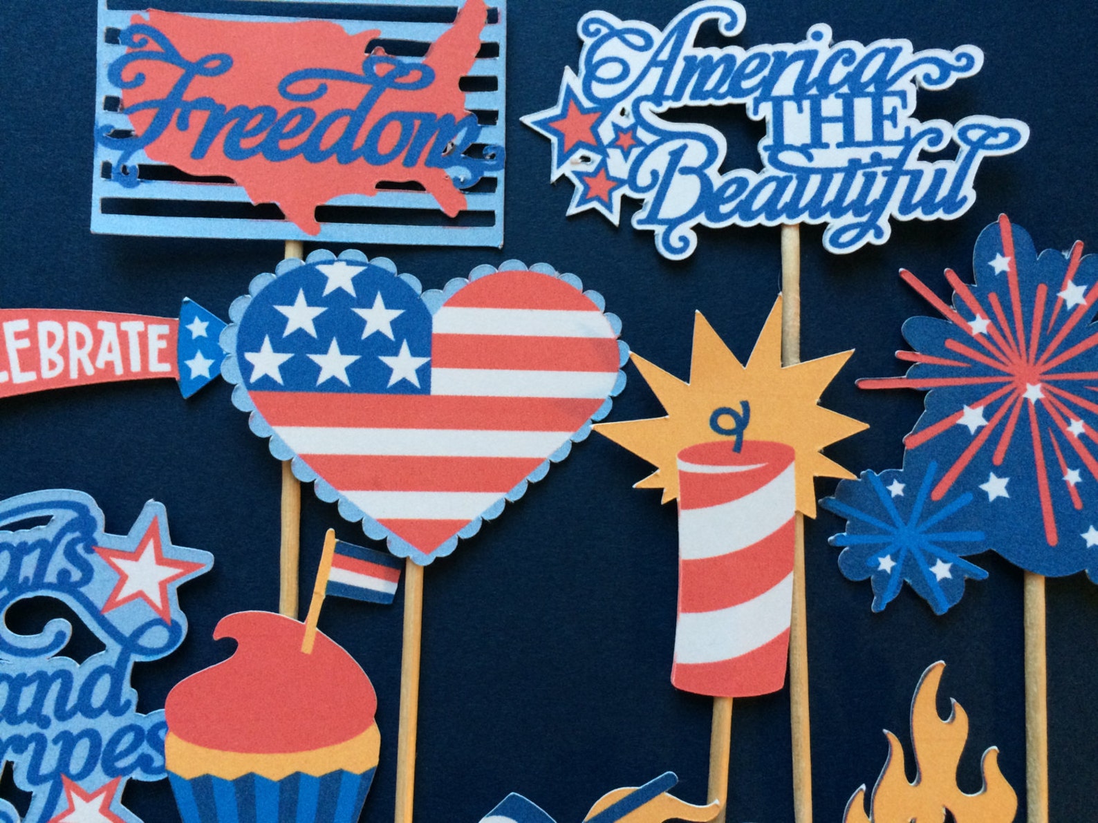 fourth of july page toppers