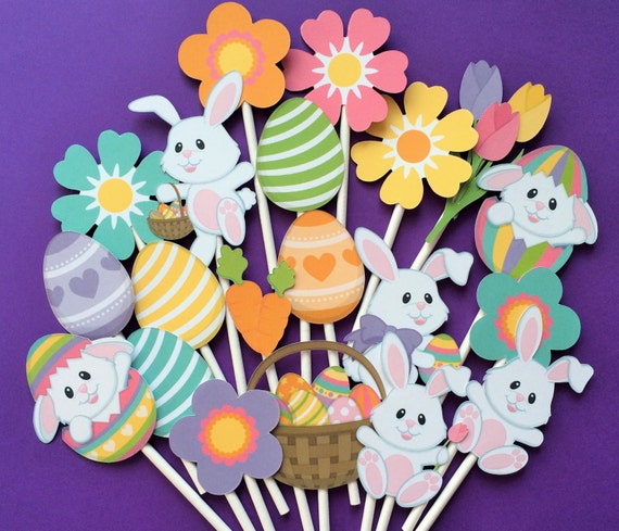 Toppers De Magdalenas De Pascua Toppers De Pascua Toppers De Etsy