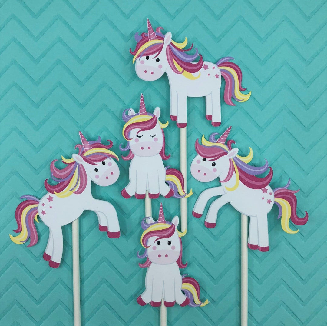Unicorn Cupcake Toppers, Unicorn Theme, Unicorn Party, Unicorn Birthday