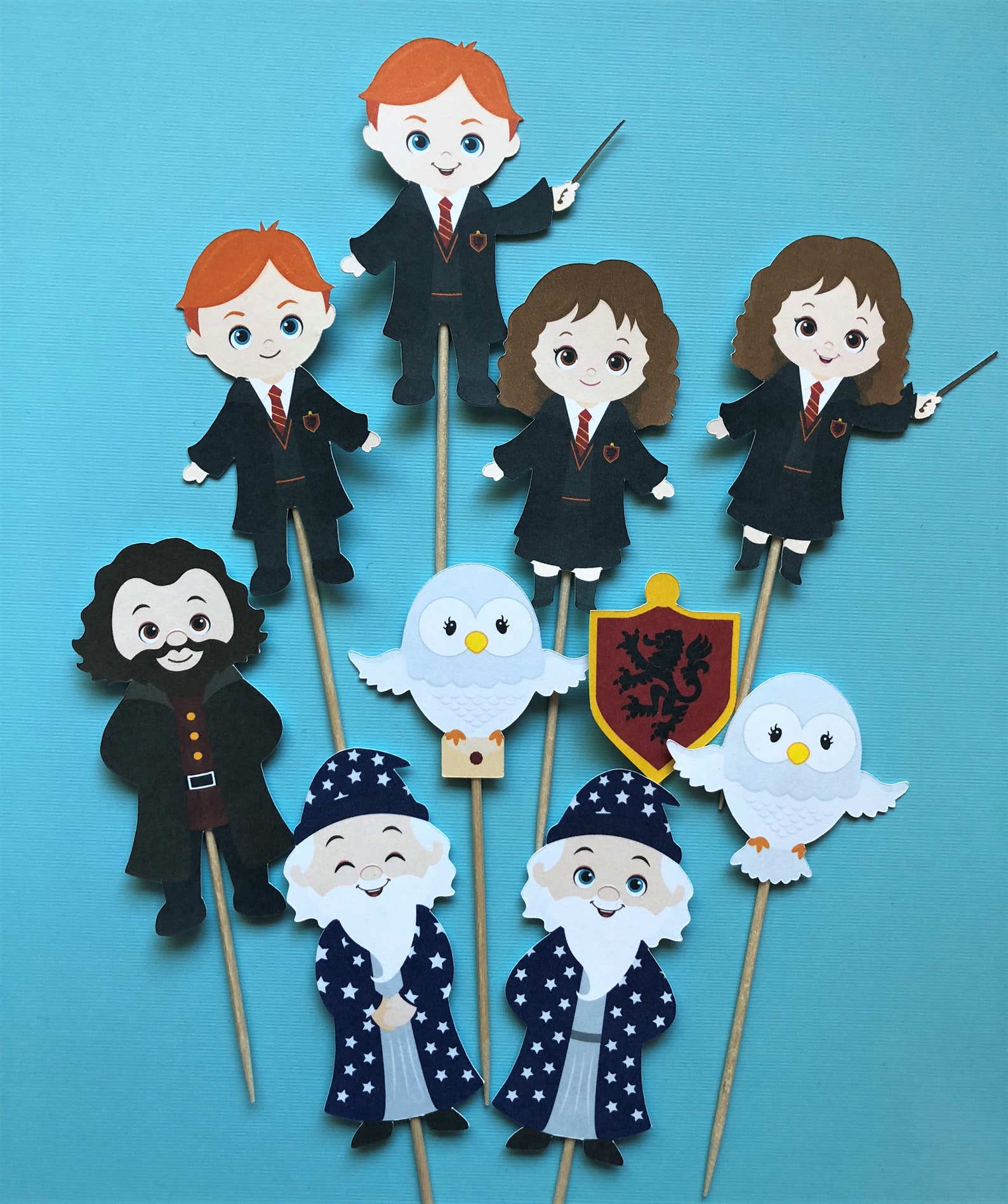 Harry Potter cupcake toppers 15 Harry Potter inspired cupcake Etsy