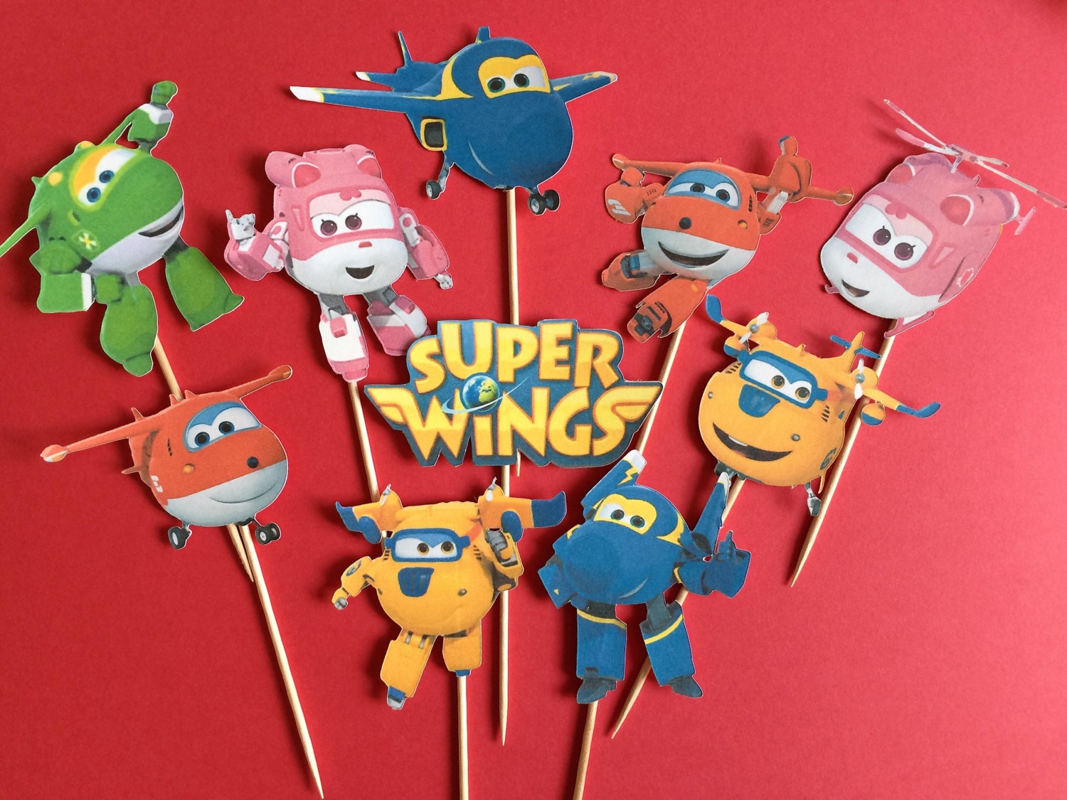 ''SIZES'' Super Wings Cartoon Mira Sticker Bumper Decal 