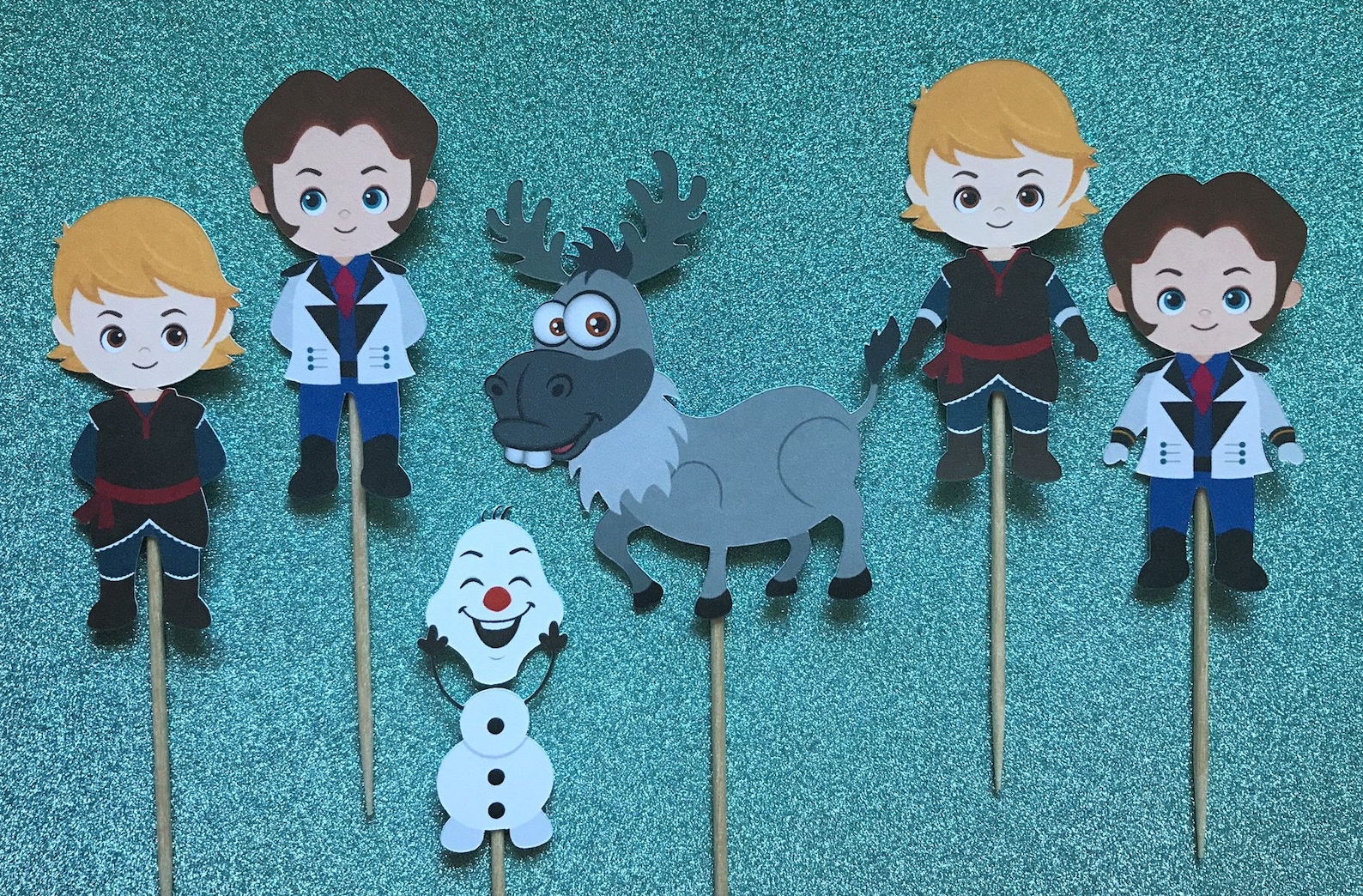 Frozen Cupcake Toppers Frozen Toppers Frozen Party Disney Etsy
