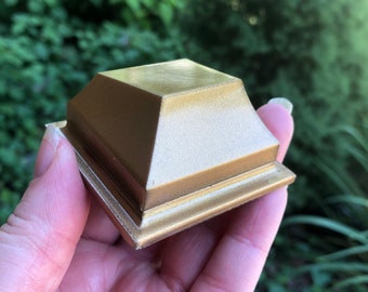 Art Deco ring box, antique ring box, vintage gold ring box
