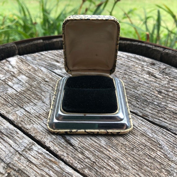 Art deco ring box, antique ring box, antique pres… - image 8