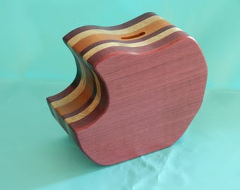 Wood Piggy Bank D