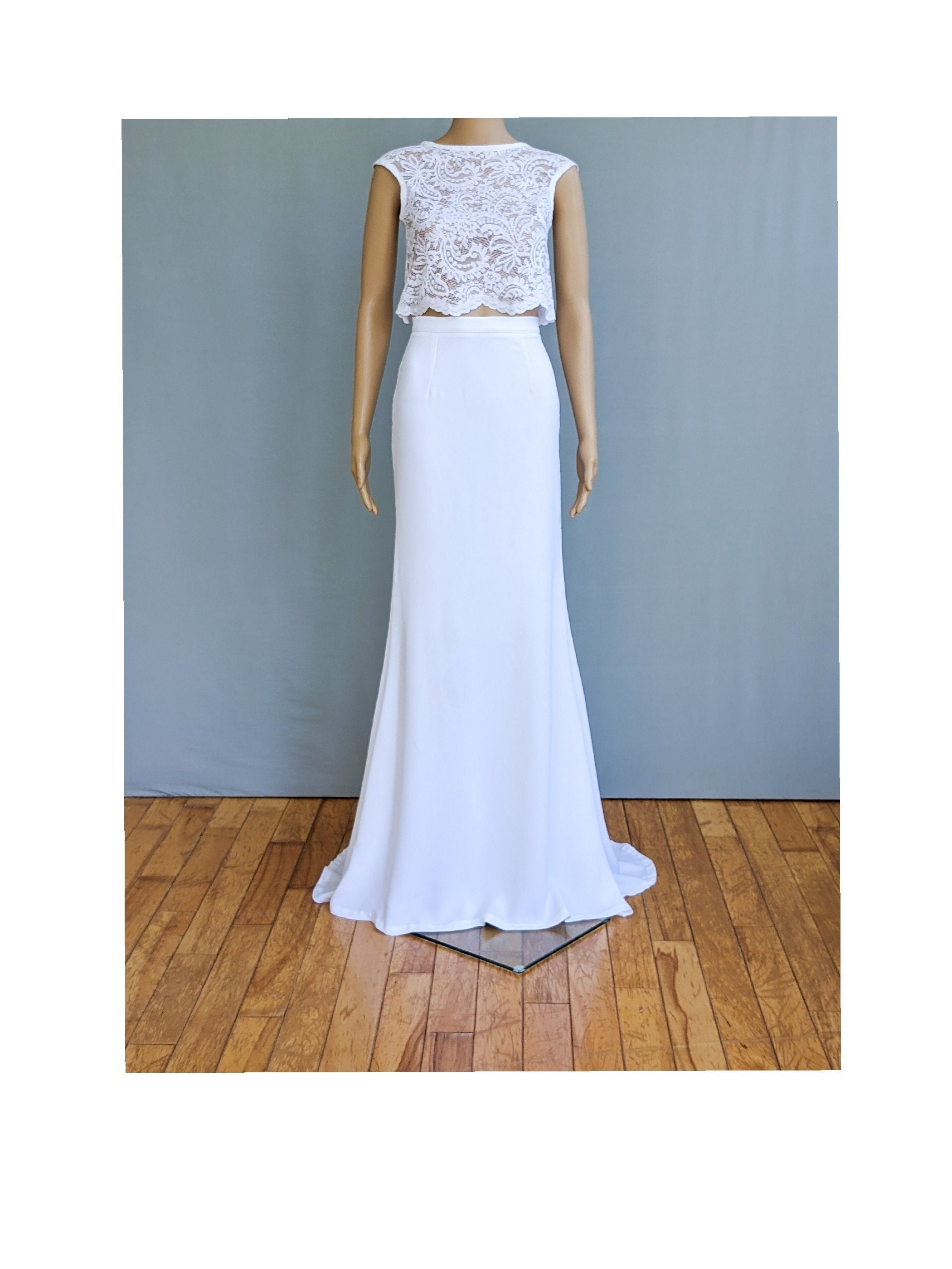 Jupe sirene blanche sale