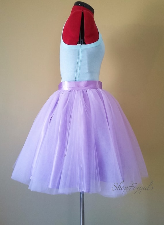 lilac tutu skirt