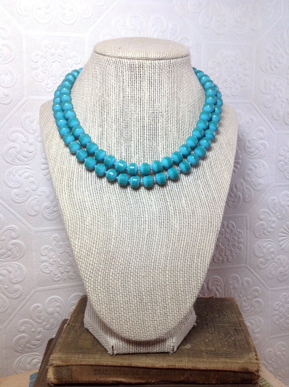 Vintage 1950s Native Turquoise Necklace main image 1