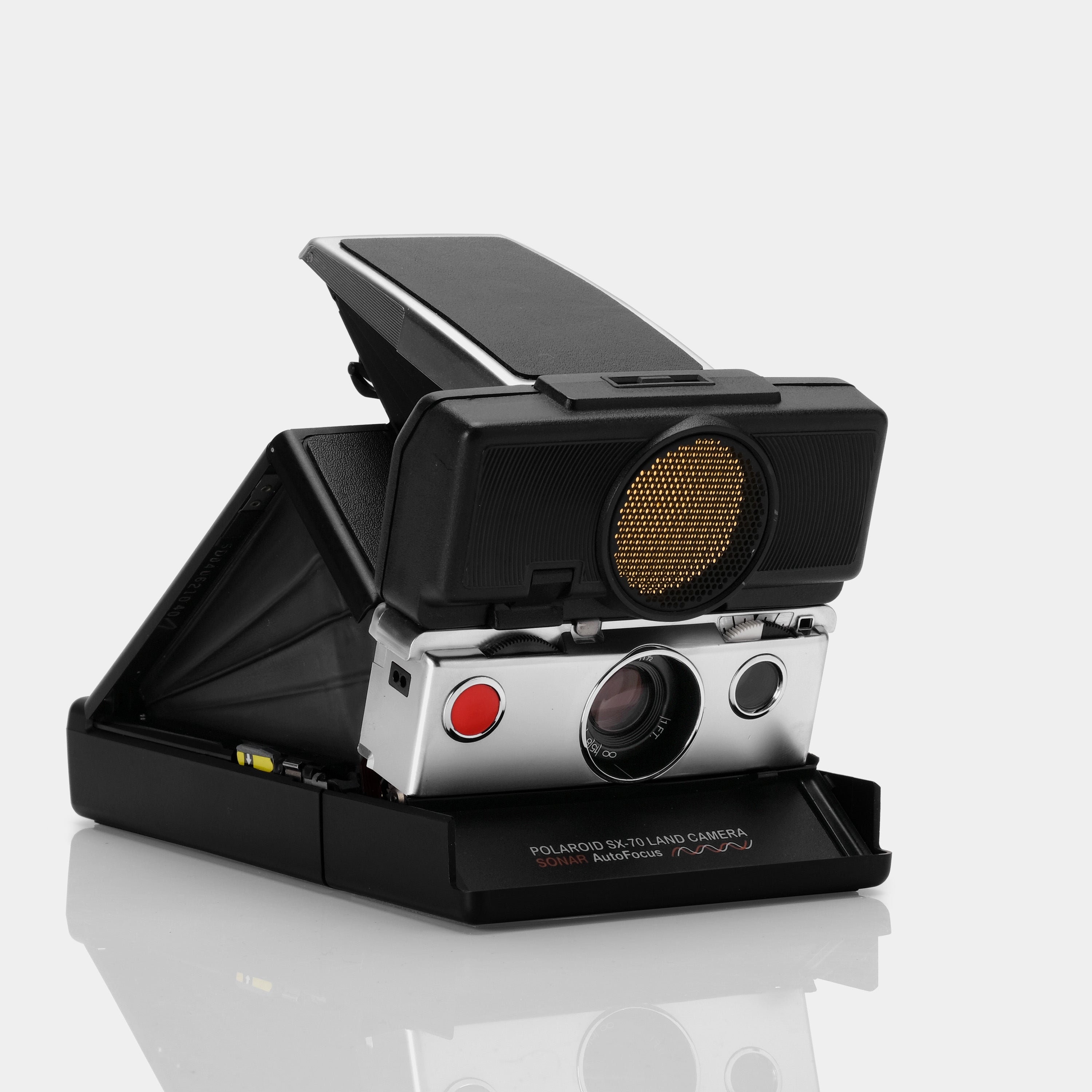 Polaroid SX-70 Model 2 White Folding Instant Film Camera