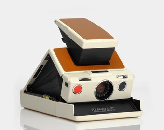 Polaroid SX-70 Model 2 White Folding Instant Film Camera