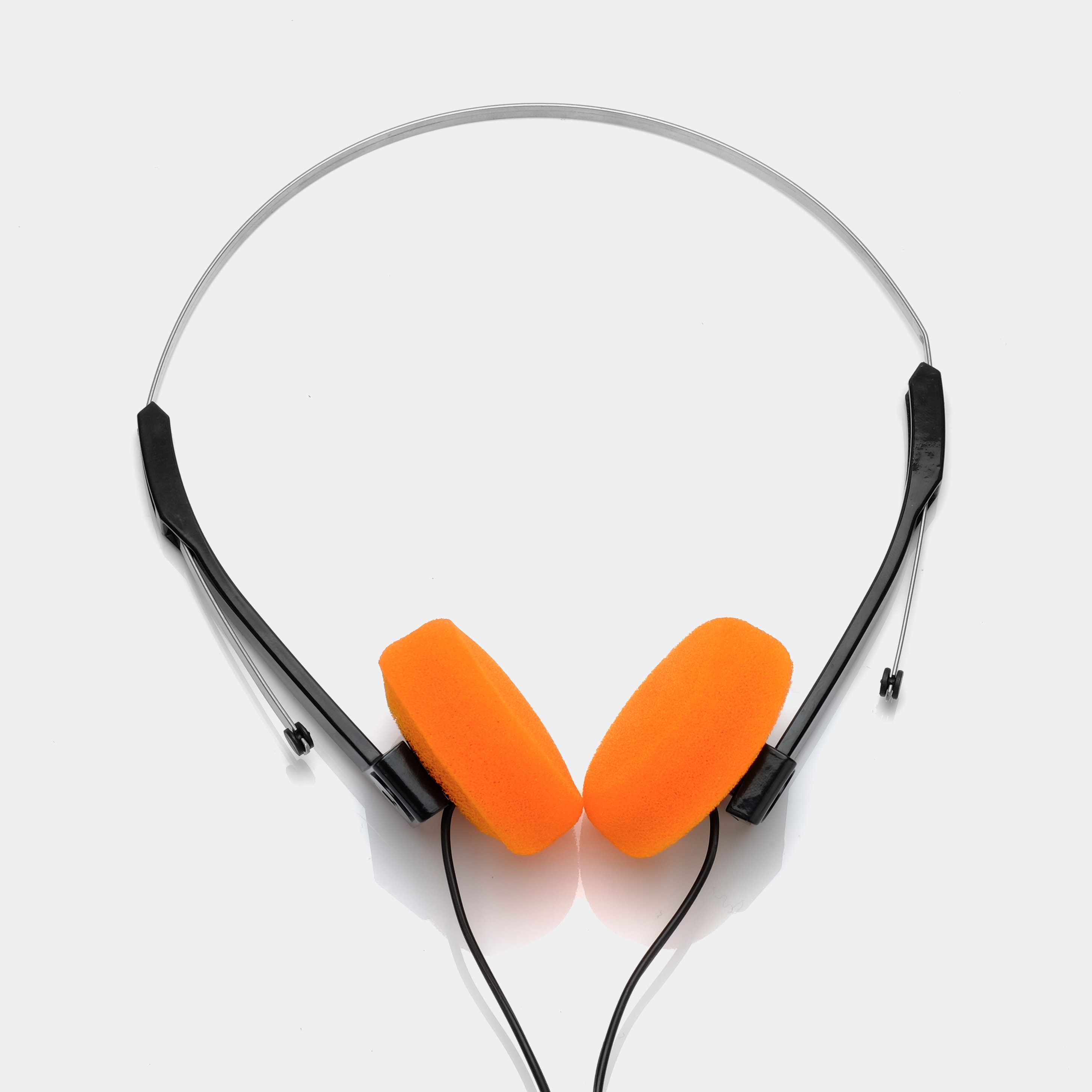 Retro Inspired Adjustable Headphones with Colored Foam