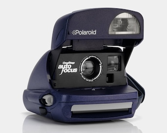 Polaroid 600 Express Autofocus Blue & Black Instant Film Camera