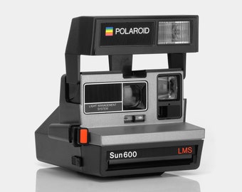 Polaroid 600 Sun600 LMS Silver and Black Instant Film Camera