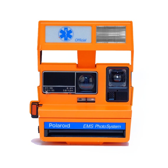 Very Rare Polaroid Fluorescent Orange EMS Cam 600 Instant Film Etsy