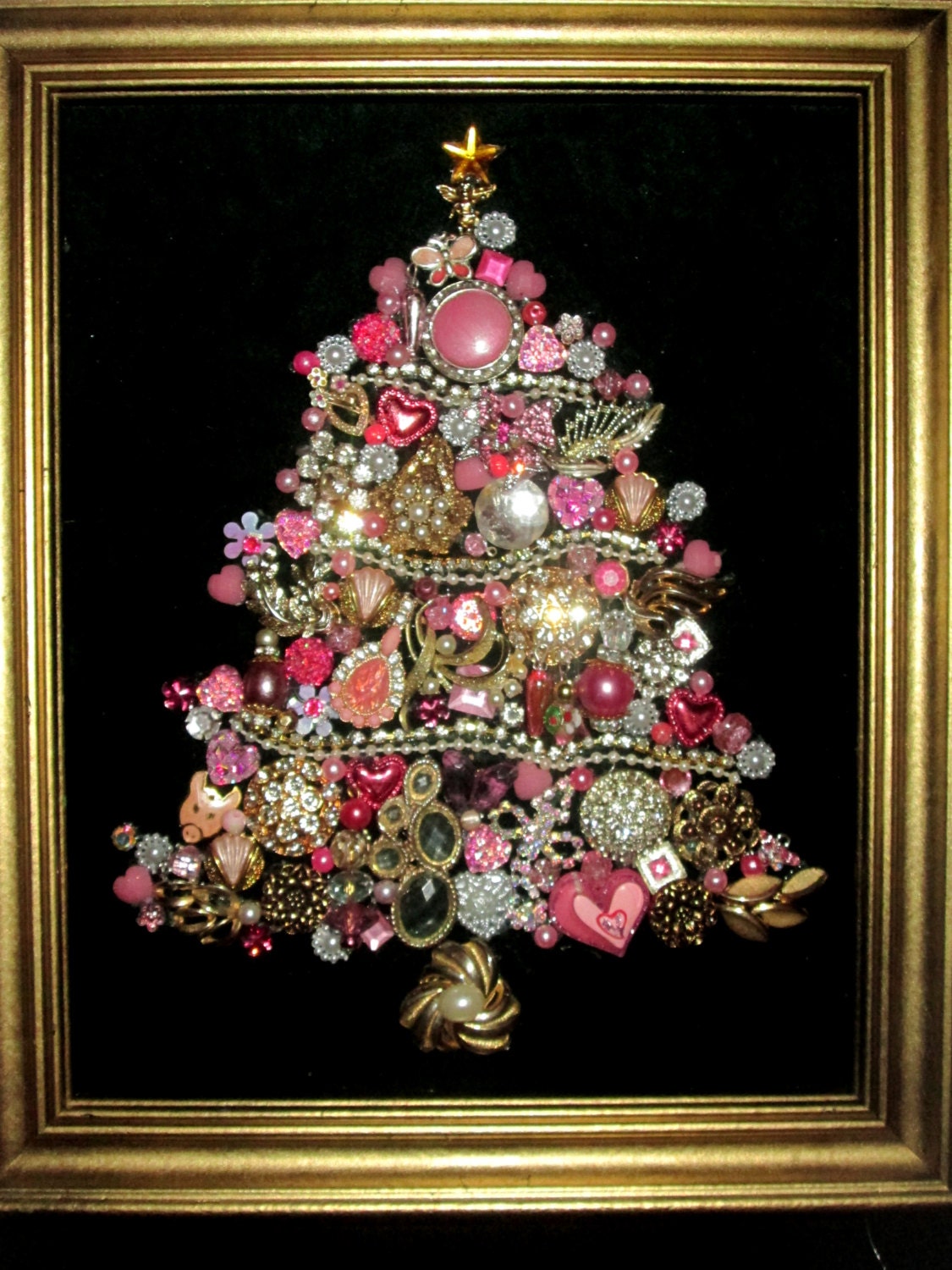 Costume jewelry christmas best sale tree