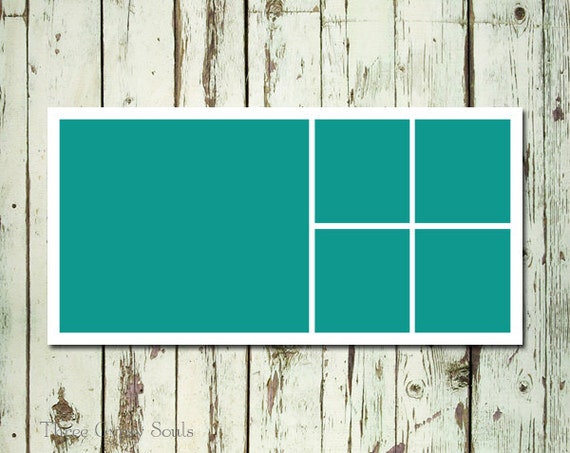 10x20 storyboard template photo collage template layered psd etsy