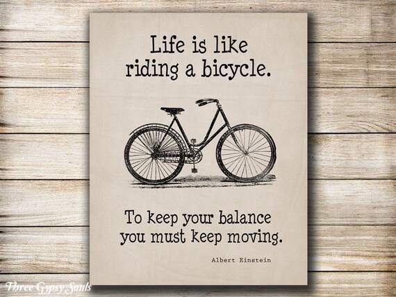 Latest HD Das Leben Ist Wie Ein Fahrrad Albert Einstein - zitate geburtstag