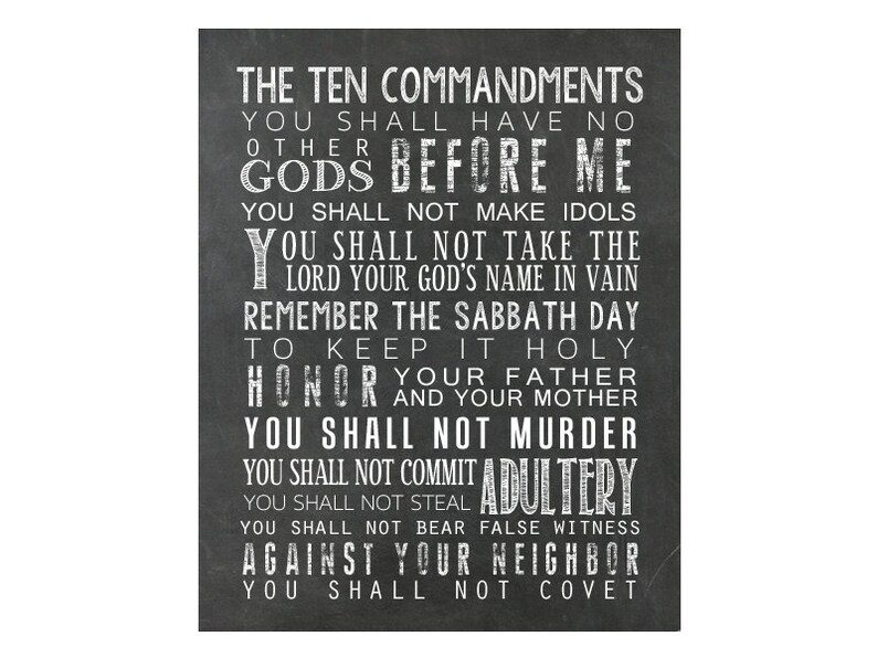 Ten Commandments Bible Verse Ten Commandments Bible Verse