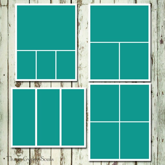 8x10 storyboard collage templates