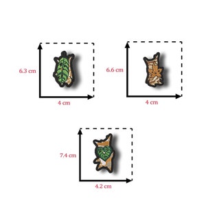 KOROGU Korok Zelda embroidery patch for customization of various textile supports, clothing, school bags, backpack, shoes, jacket image 2