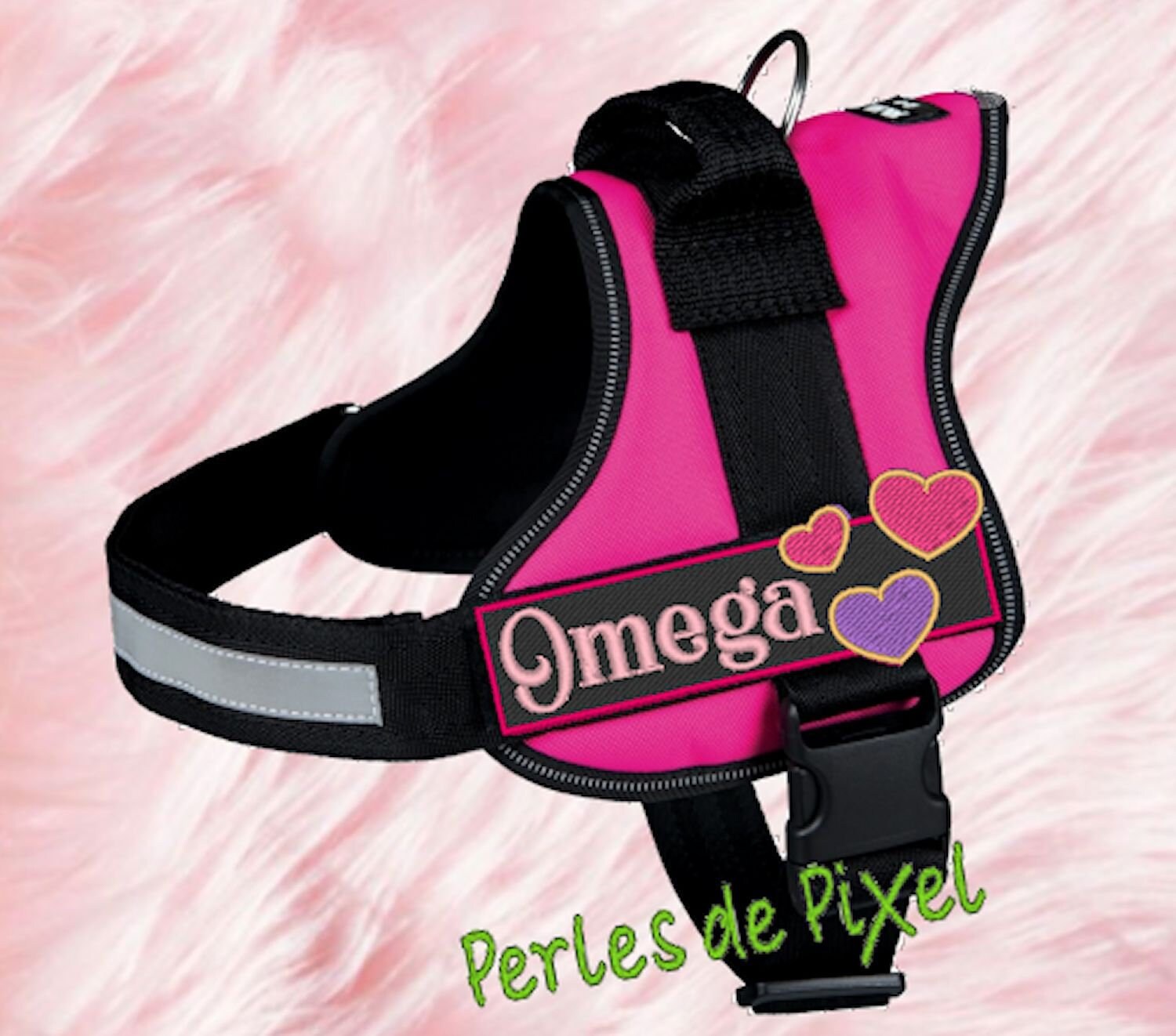 Custom Name /Bandeau/Service Dog Patch /Custom Amovible Pour Harnais ou Vêtements Chien Chat Furet R