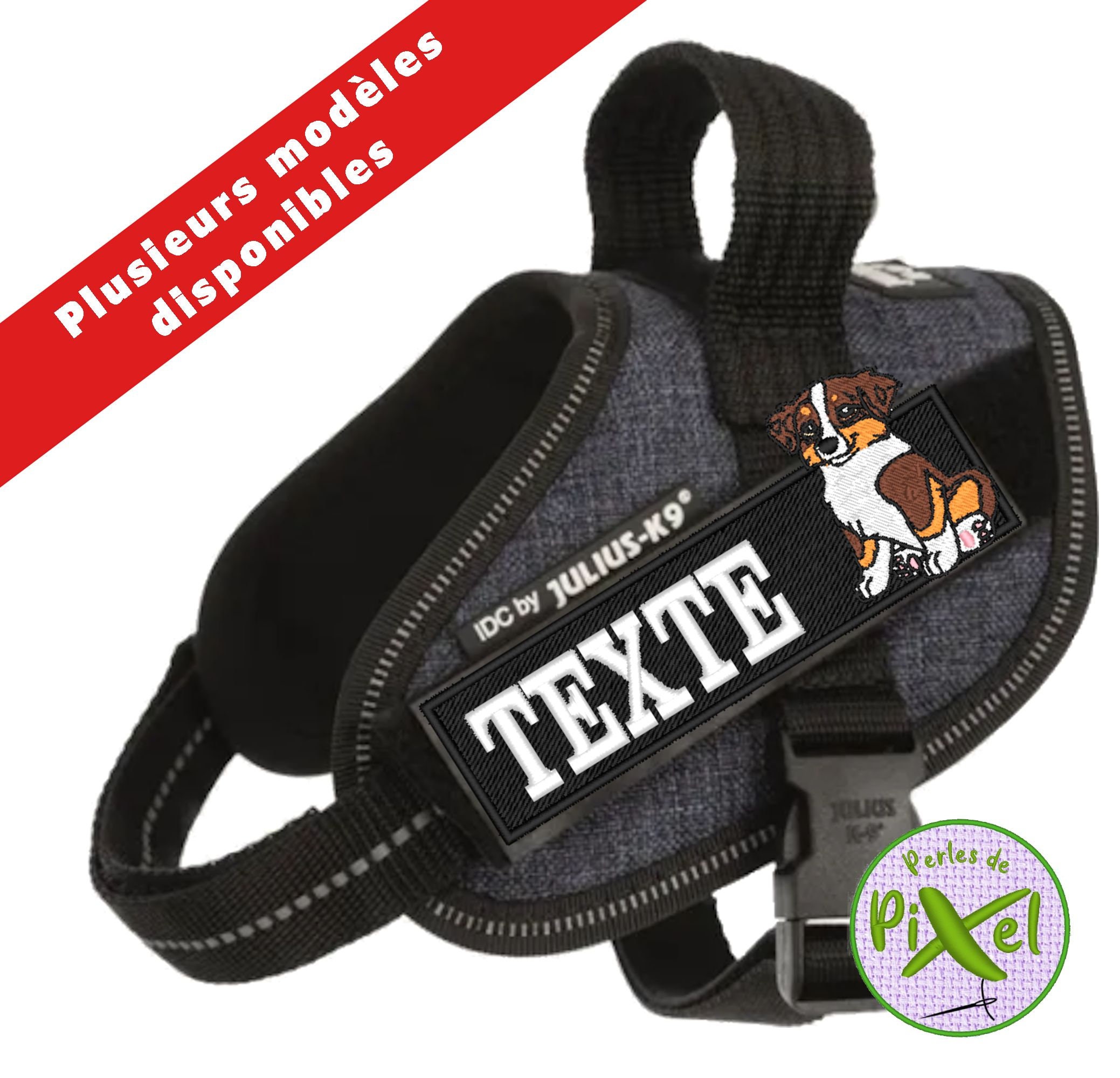 Patch Brodé Berger Australien Aussie Pour Customiser Ses Vêtements ou Le Harnais de Son Chien Thème 