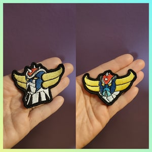 GOLDORAK geborduurd embleem voor het personaliseren van alle soorten textielsteunen