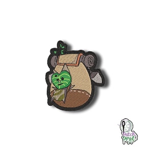 KOROGU Korok Zelda embroidery patch badge for customizing various textile supports