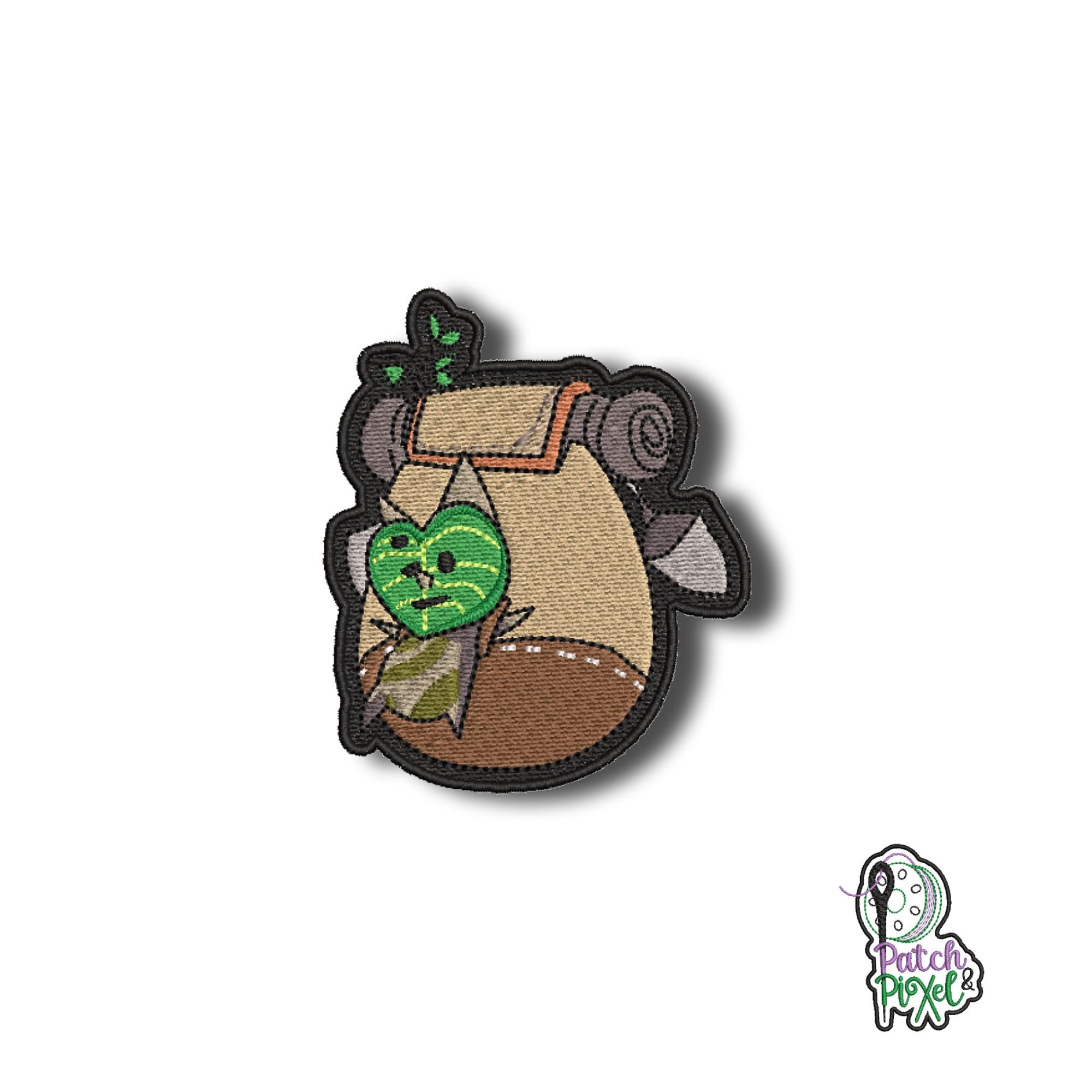 KOROGU Korok Zelda embroidery patch badge for customizing various textile supports