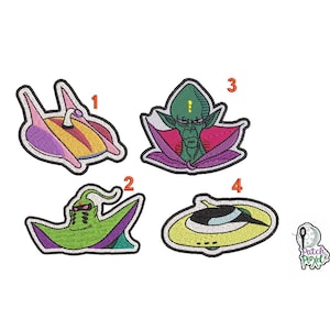 GOLDORAK PERSONNAGES et vaisseaux patch écusson broderie pour pour customiser tous type de supports textiles