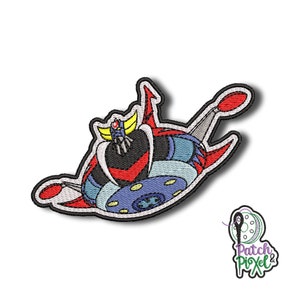 GOLDORAK ship embroidered patch badge