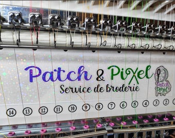 File digitization service for embroiderer and embroidery machine