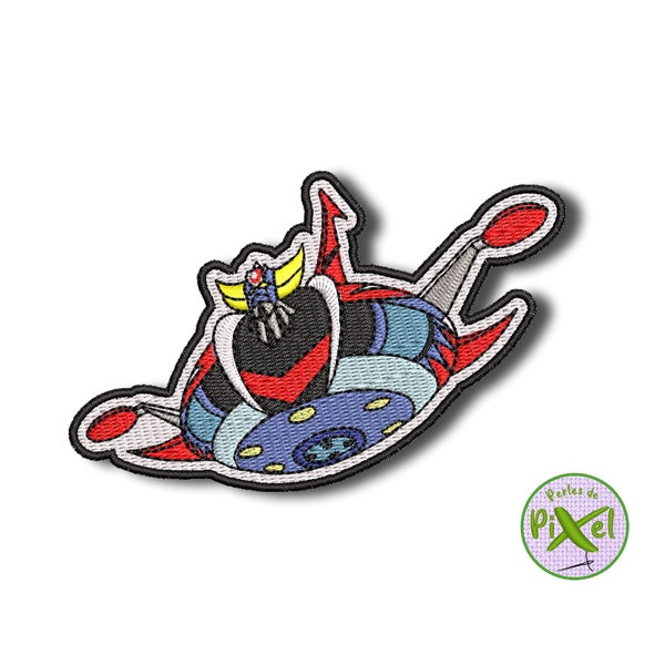 Patch écusson brodé Drapeau ILE DE LA REUNION 974 Thermocollant