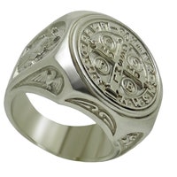Gold Bishop Ring / Episcopal Apostolic Ring / Custom Clergy Ring With ...